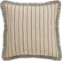VHC Brands Farmhouse Bedding-Sawyer Mill Tan Fabric Euro Sham, 26x26, Dark Creme White...
