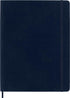Moleskine Classic Notebook, Soft Cover, XL (7.5" x 9.5") Ruled/Lined, Sapphire Blue, 192 Pages...