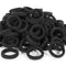120 Pcs Baby Hair Ties, Cotton Toddler Hair Ties for Girls and Kids, Small Seamless Hair Bands Elastic Ponytail Holders(Black)...