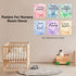 HOMANGA Wall Art Posters, Butterfly Wall Decor for Girls Room, 8X10 Inch, Unframed, Set of 6...