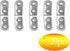 20pcs Thick Stainless Steel Corner Code 90 Degree Right Angle Reinforcement Angle Iron Triangle 40mm x40mm x16mm L Bracket Bracket...