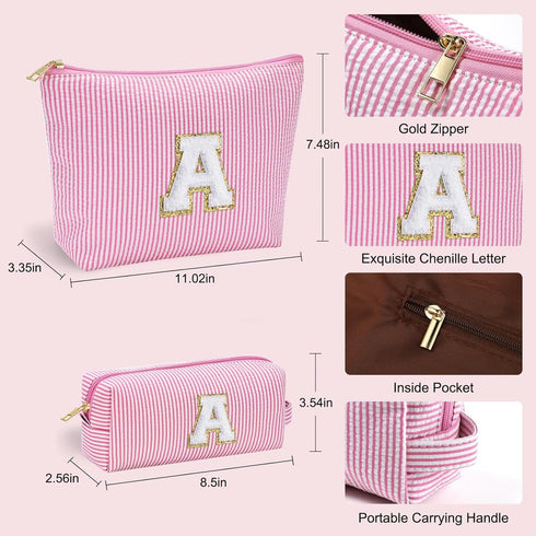 Preppy Stuff Gifts for Women, Makeup Bag Cosmetic Bag Daughter Sister Birthday Gifts for Girl Women Teacher Gifts Make Up Bag Gifts for Friends Ma...