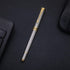 BEILUNER Ballpoint Pens, Stunning Silver Chrome Metal Pen with Golden Trim, Best Ball Pen Gift Set for Men & Women, Professional, Executive, Offic...