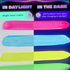 neon nights Glow in The Dark | Luminescent | Phosphorescent | Self-Luminous Paint - Set of 8...