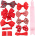Boutique Baby Girls Toddler Hair Bow Clips Barrettes with Hair Bows Holder...