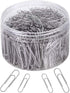 Paper Clips Assorted Sizes, Medium and Jumbo Size 1.3" & 2.0" Silver Coated Paperclips for Office School Home and Personal Use...