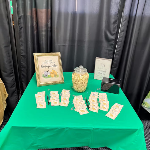 40Guests Classic Pooh Party Game Cards Guess How Many Honeycombs Game for Baby Shower Newborn Party Decoration Winnie Birthday Games Supplies...