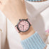 Mens Simple Leather Watch 40mm Dial Casual Business Watch Analog Reloj de Hombre...