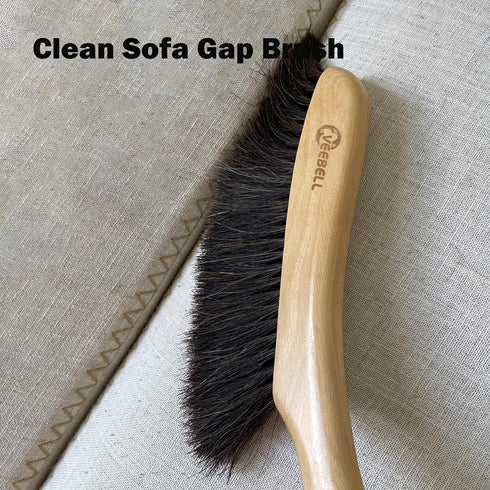 Horse Hair Brush Hand Broom Dusting Brush for Home Cleaning, Wood Handle Soft Brush Duster for Counter Furniture, Bed, Bench Fireplace,Car, Shop B...
