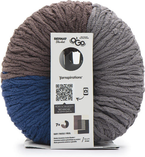 Bernat Blanket O'GO Yarn, 1 Pack, London...