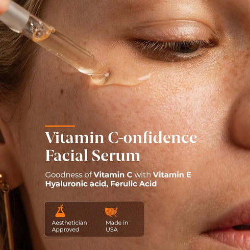 Vitamin C Serum for Face | Dark Spot Corrector | Rejuvenate Face Serum | Anti Aging Facial Serum with Vitamin C, Ferulic Acid, Vitamin E & Hyaluro...