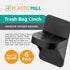 PlasticMill Trash Bags Cinch Black, 6 Pack, To Hold Garbage Bags In Place.May not be compatible with some Garbage Can drawers or compacters....