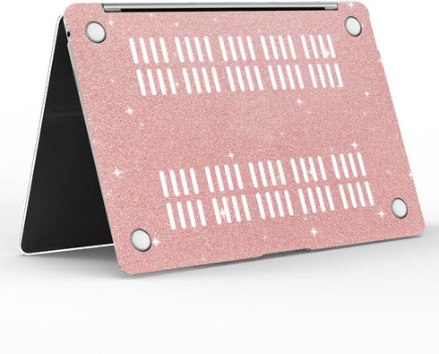 Anban Compatible with MacBook Air 13 inch Case 2022 2021 2020 2019 2018 M1 A2337 A2179 A1932, Glitter Plastic Hard Shell+Keyboard Cover+Screen Pro...