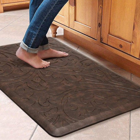 KMAT Kitchen Mat Cushioned Anti-Fatigue Floor Mat Waterproof Non-Slip Standing Mat Ergonomic Comfort Floor Mat Rug for Home,Office,Sink,Laundry,De...