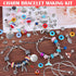 Acejoz 85 Pcs Charm Bracelet Making Kit, DIY Charm Bracelets Beads for Adults and Beginner Jewelry Making Kit...