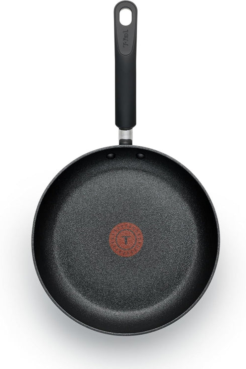 T-fal C4610263 Titanium Advanced Nonstick Thermo-Spot Heat Indicator Dishwasher Safe Cookware Fry Pan, 8-Inch, Black -...