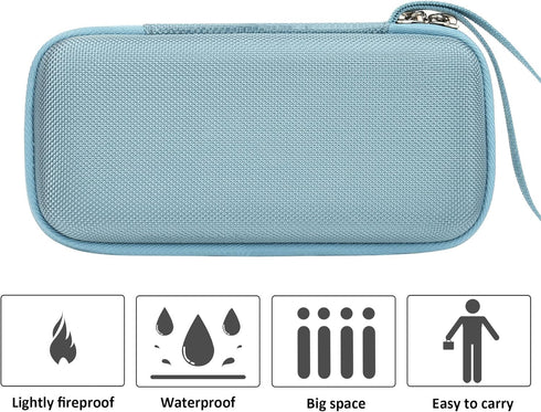 khanka Hard Travel Case Replacement for Anker 325/535 Power Bank PowerCore 20K Portable Charger 20000mAh, Case Only (Blue)...
