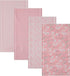 Cudlie 4 Pack Receiving Blankets: Ultra-Soft Essentials for Baby Boys and Girls, Swaddling, Cuddling and Nursing. Multipack for Infants, Newborns ...