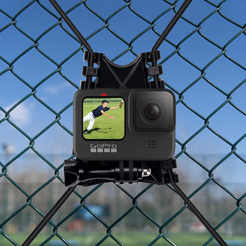Suptig Net Fence and Tree Pole Mounting Brackets Compatible for Gopro Hero 12 Hero 11 Hero 10 Hero 9 Hero 8 Hero 7 Hero 6 Hero 5 Hero 4 Hero 3 DJI...
