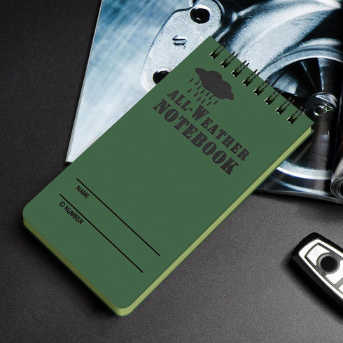 8 Pack Waterproof Notebook 3x5 All-Weather Pocket Notepad Write in The Rain Waterproof Notepad Stone Paper Police Notepad Suitable for Office Outd...