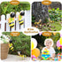 Lewondr Bee Metal Wall Art, 3D Bee Metal Wall Sculpture, Hanging Outdoor Wall Decor Fence Decoration for Garden, Yard, Patio, Indoor Home, Set of ...