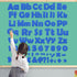 260Pcs Glitter Blue Bulletin Board Letters for Classroom 4” Letter Combo Pack Set Numbers Alphabet Poster Board Punctuation Symbol Cutout with Adh...