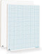 SCRIBBLEDO Dry Erase Graph Whiteboard 9" x 12" Double Sided Dry Erase Board with Grid for Home, School, Classroom, kids and Students Portable Grid...