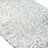 ShinyBeauty Sequin Table Runner 12x108 Inch Silver, Roll-Up Wedding Party Decor - Sparkling Holiday Banquet Tablecloth (Wholesale)...