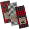 DII Holiday Kitchen Collection Embroidered Dishtowel Set, 18x28, Cabin Christmas, 3 Piece...