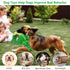 Large Squeaky Dog Toys, Interactive Puppy Toys with Crinkle Paper, Pull Tug of War Dog Toy, Plush Dog Chew Toys for Small, Medium, Large Breed...