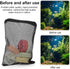 Fish Tank Media Mesh Filter Bag - 10 Pcs Aquarium Filter Bags High Flow Fine Mesh Net with Plastic Zipper for Fish Tank Bio Balls, Pelletized Carb...