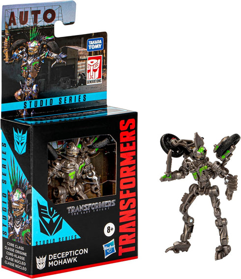 Transformers Toys Studio Series Core The Last Knight Decepticon Mohawk, 3.5-inch Converting Action Figure, 8+...
