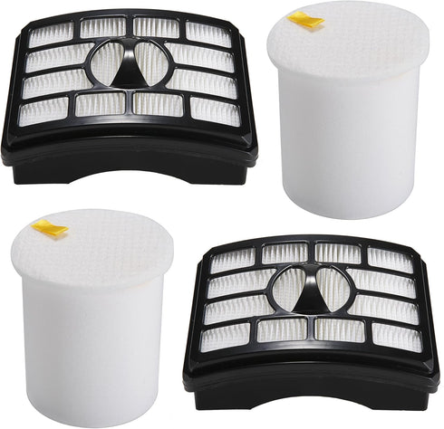 2 HEPA Filter + 2 Foam Flet Filter Kit for Shark Rotator Pro Lift-Away NV500 NV501 NV505 NV552 HEPA Filter & Foam Filter Kit, Part # XFH500 & XFF5...