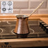 Hakan Turkish Coffee Pot | Stove Top Water Boiler, Coffee Maker, Butter, Chocolate & Milk Warmer | Even and Quick Heat with Handcrafted Copper Mat...