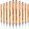 10 Pcs Bible Quotes Pens Inspirational Wooden Ballpoint Retractable Pen for Motivational Bamboo Pen Black Ink Religious Gift for Church Christian ...