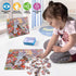 LELEMON Puzzles for Kids Ages 4-8,Fire Fighting 100 Piece Puzzles for Kids,Educational Kids Puzzles Jigsaw Puzzles in a Metal Box,Children 100 Pie...