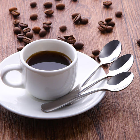 Demitasse Espresso Spoons,12-piece Mini Coffee Tiny Stainless Steel Spoons Bistro Small Spoons for Dessert, Tea, Appetizer(4.7Inch)…...
