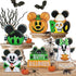Halloween Tiered Tray Decor, Cute Cartoon Mouse Tray Decorations, Green Ghost Boo Jack O Lantern Pumpkin Wooden Signs, Funny Holiday Farmhouse Rus...