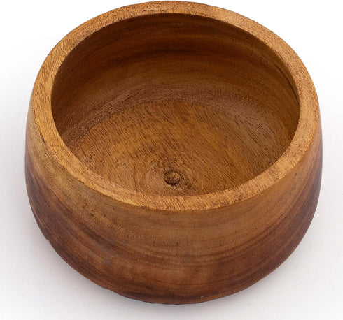 Beautiful Handmade Decorative Wooden Snack Serving Bowl For Dry Fruits Chips Coffee Table Countertop Display Key Bowl Tableware Kitchen Living Roo...