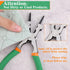7-Inch MIG Welding Pliers with Wire Cutter Flat Face Hammer Nozzle Cleaner Professional MIG Pliers Multi-Function Welding Tools for Welding, Elect...