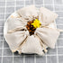 calary 50pcs Double Canvas Drawstring Bag Cotton Pouch Gift Sachet Bags Muslin Reusable Tea Bag 2.75x4 Inch...