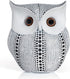Ornativity White Owl Statue Figurine - Animal Sculpture Home Decoration Figure for Bedroom Living Room Kitchen Office Bathroom House Decor Figurin...