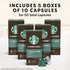 Starbucks by Nespresso Original Line, Pike Place, Medium Roast Coffee, 50-count Espresso Pods...