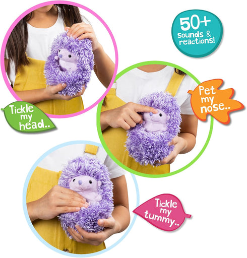 Higgle The Hedgehog - Interactive, Animated, Talking, Giggling Toy Pet, Over 50 Sounds, 5" Plush - New 2023 - Best Birthday Toy Gifts for Boys and...