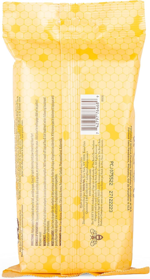 Burt's Bees for Pets Puppy Wipes - Puppy & Dog Wipes for Cleaning and Grooming - Tearless Solution - Cruelty Free, Formulated without Sulfates and...