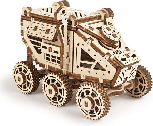 UGEARS Science STEM Mars Rover, DIY Engineering Activity, STEAM School Project, Mechanical Wooden Puzzle, Eco Building 3D Toy, Educational Gift fo...