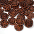 Chenkou Craft Pierced Flower Wood Buttons 30mm Sewing Craft 50Pcs...