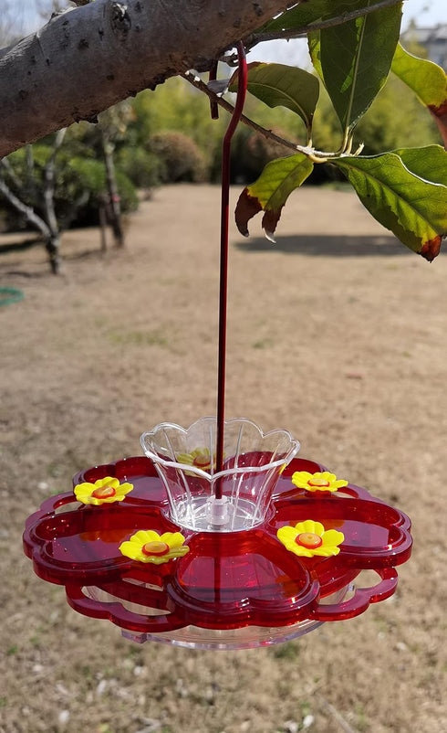 Ant Moat for Hummingbird Feeder - 3 OZ x 2 Pack Clear Insect Guard with Large Capacity...