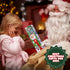 Light Up Christmas Santa Bubble Wand for Kids, 14 Inch Bubble Blower with Lights & Sound Effects, Bubbles for Kids Ages 1 2 3 4 5 6 Bubble Toys, C...