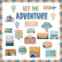 Let The Adventure Begin Motivational Bulletin Board Set for Classroom Decoration Let's Explore Themed Bulletin Cutouts Travel Map Poster Set for T...